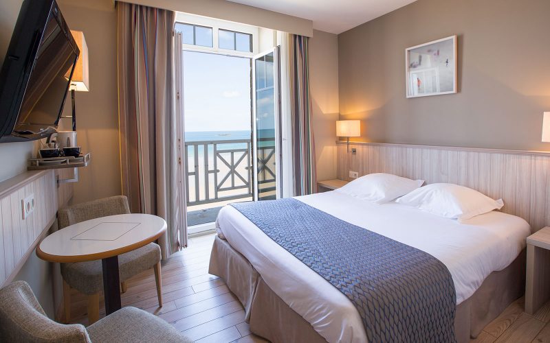 Chambre vur sur la plage