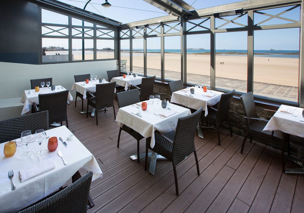 Restaurant Saint Malo vue sur mer